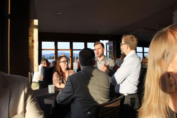 Attendees meeting at the 2019 Vancouver ICOLC Meeting